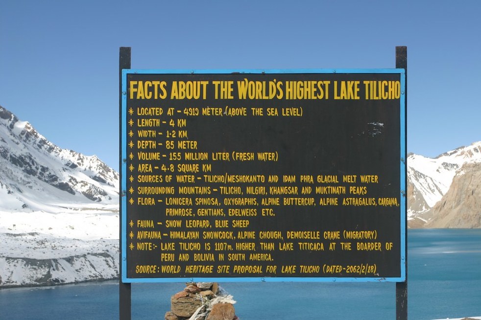 Tilicho Lake Trek Fact 